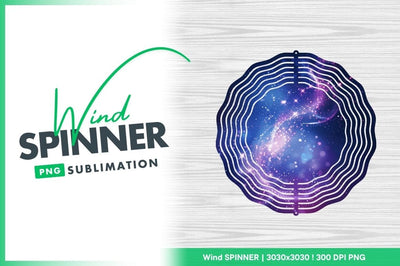 Abstract Swirling Galaxy with Sparkling Stars in Blue and Purple Tones Sublimation Regulrcrative 