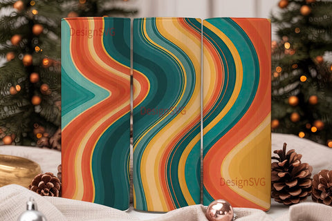 Abstract Swirls 20oz Tumbler Wrap Sublimation DesignSVG 