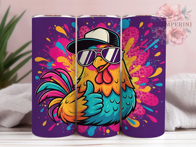 Abstract Thanksgiving Turkey Fall Tumbler, Thanksgiving Wrap Design, Autumn Sublimation PNG, Modern Fall Aesthetic, 20oz Tumbler Sublimation, Holiday Harvest Style, Artistic Turkey Design Sublimation Li Zamperini 