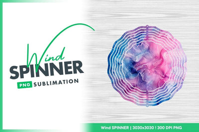 Abstract wind spinner round design for sublimation Sublimation Regulrcrative 