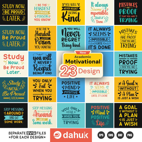 Academic motivational gift Inspirational gift SVG Educational motivation SVG Tshirt Design Cricut Digital Download SVG dahukdesign 