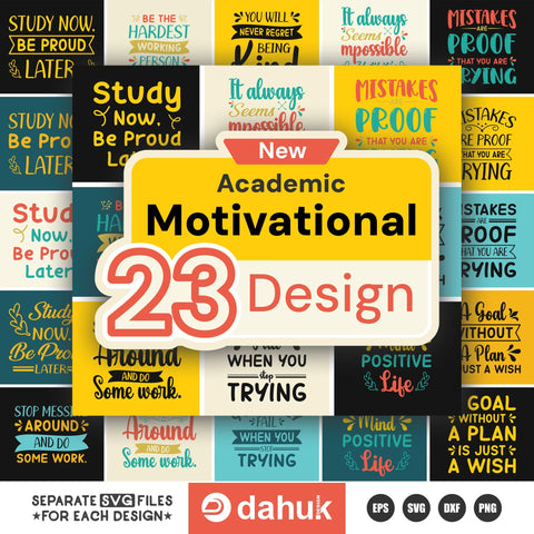 Academic motivational gift Inspirational gift SVG Educational motivation SVG Tshirt Design Cricut Digital Download SVG dahukdesign 