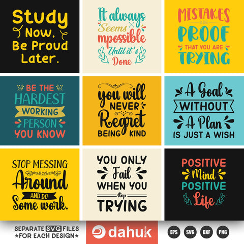 Academic motivational gift Inspirational gift SVG Educational motivation SVG Tshirt Design Cricut Digital Download SVG dahukdesign 