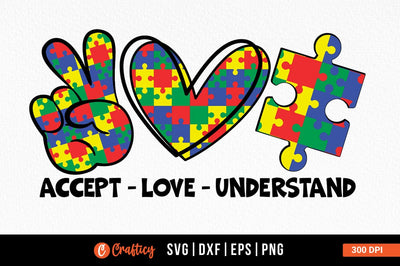 Accept love understand SVG Design SVG Designangry 