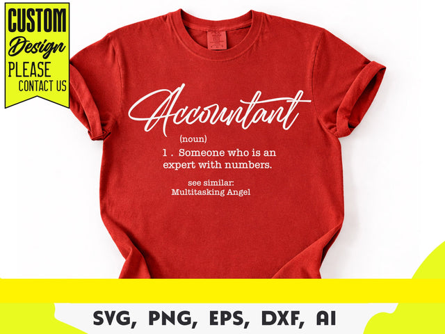 Accountant Definition Svg, Accountanting Svg, Job Svg, Occupation Svg, Funny Svg, Account Manager SVG DesignDestine 