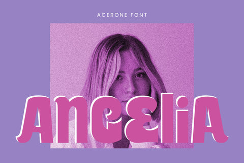Acerone - Sans Serif Display Font ahweproject 