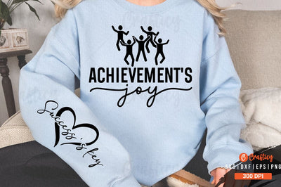 Achievements joy Sleeve SVG Design SVG Designangry 