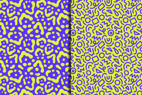 Acid Y2k Seamless Patterns & Digital Papers Digital Pattern Rin Green 