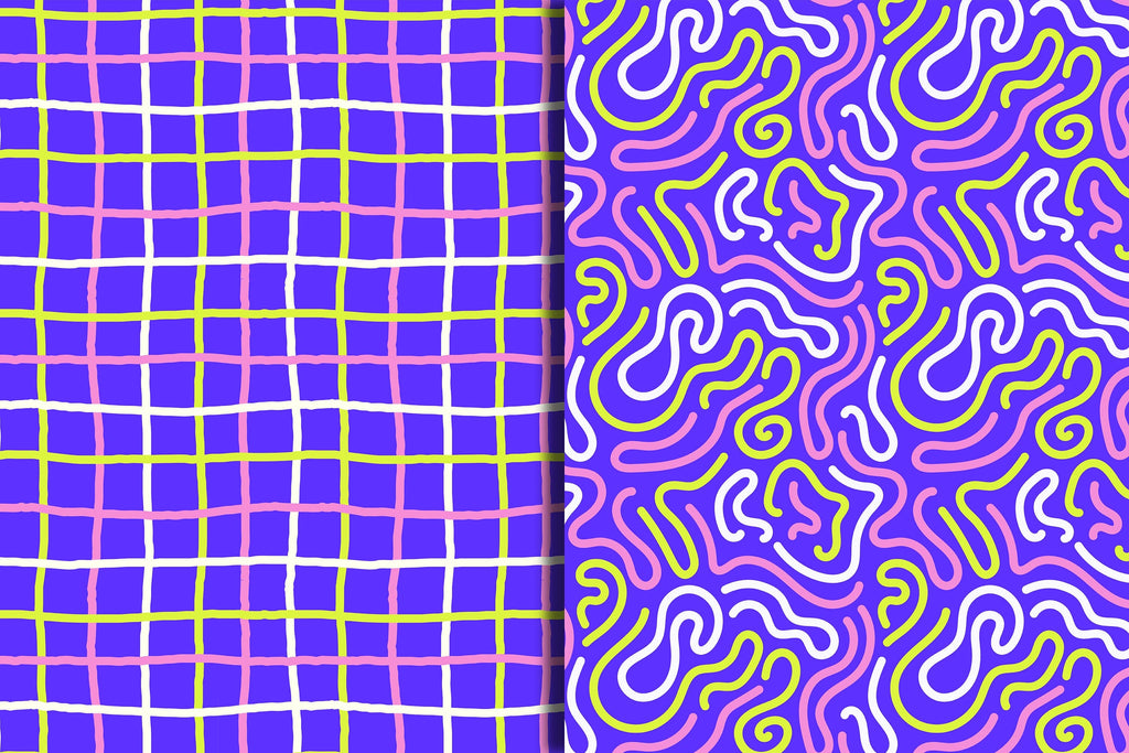 Acid Y2k Seamless Patterns & Digital Papers - So Fontsy