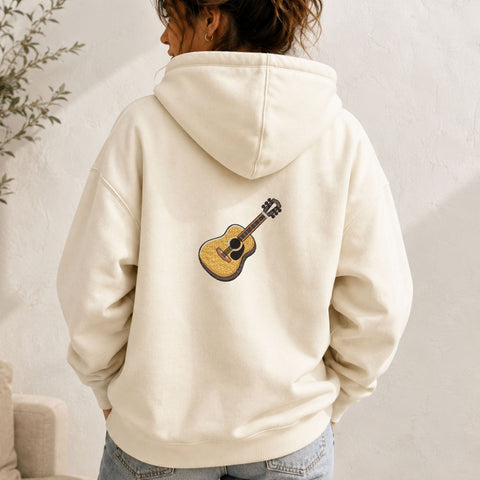 Acoustic Guitar Machine Embroidery Design – Musical Instrument Embroidery File Embroidery/Applique DESIGNS PatternFeed8 