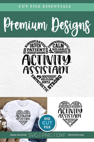 Activity Assistant svg, Activities svg, Professionals appreciation svg, Activity Professionals svg, Professional, Day Week, subway art, activities SVG SVG Cut File 