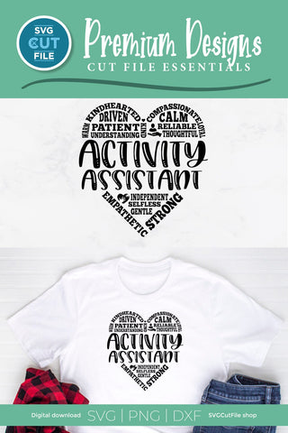 Activity Assistant svg, Activities svg, Professionals appreciation svg, Activity Professionals svg, Professional, Day Week, subway art, activities SVG SVG Cut File 