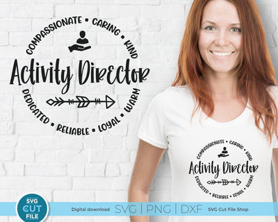 Activity Director svg, Director svg, Director appreciation svg, Activity Professionals Week svg SVG SVG Cut File 