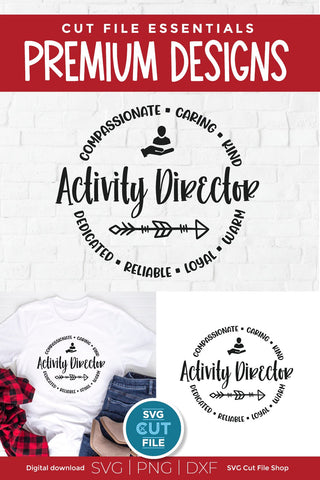Activity Director svg, Director svg, Director appreciation svg, Activity Professionals Week svg SVG SVG Cut File 