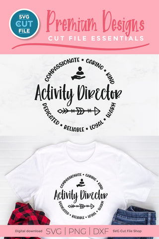 Activity Director svg, Director svg, Director appreciation svg, Activity Professionals Week svg SVG SVG Cut File 