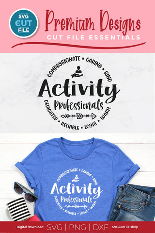 Activity Professionals svg, Activity Director svg SVG SVG Cut File 