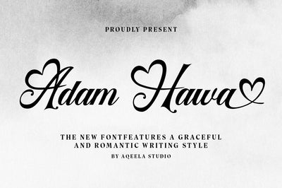 Adam Hawa Font azkiyaazka026 