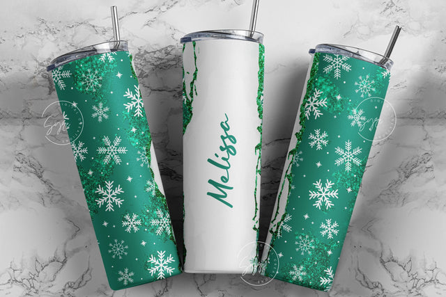 Add Your Name Christmas Tumbler Wrap, Christmas Blank Name, Gift for Christmas Holiday, Skinny Tumbler Sublimation wrap 20 oz PNG, Digital Sublimation Syre Digital Creations 