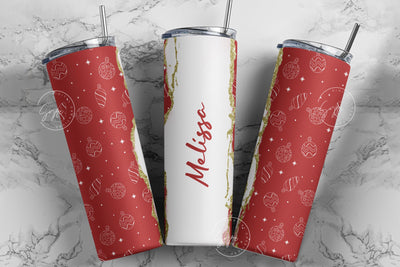 Add Your Name Christmas Tumbler Wrap, Christmas Blank Name, Gift for Christmas Holiday, Skinny Tumbler Sublimation wrap 20 oz PNG, Digital Sublimation Syre Digital Creations 