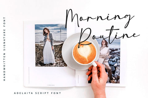 Adelaita - Modern Cute Branding Font Font Jimtype Studio 