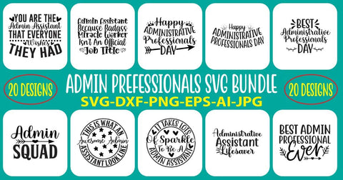 Admin Pofessional SVG Bundle SVG Syaman 