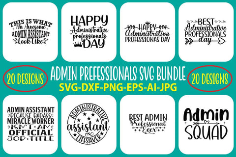Admin Pofessional SVG Bundle SVG Syaman 