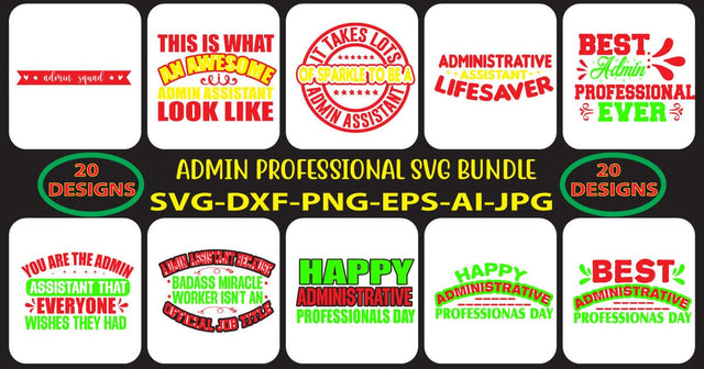 ADMIN-PROFESSIONAL-SVG-BUNDLE SVG Syaman 