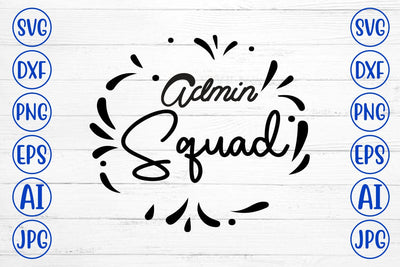 Admin Squad SVG Syaman 