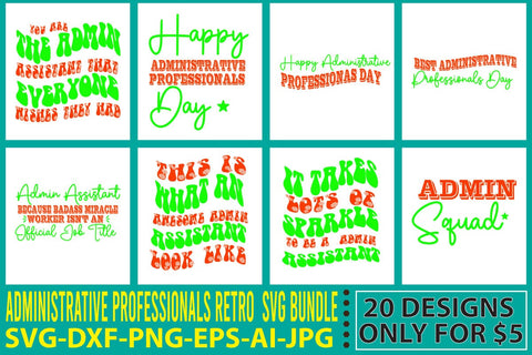 Administrative-ProfessionalS-Retro--Svg-Bundle SVG Syaman 