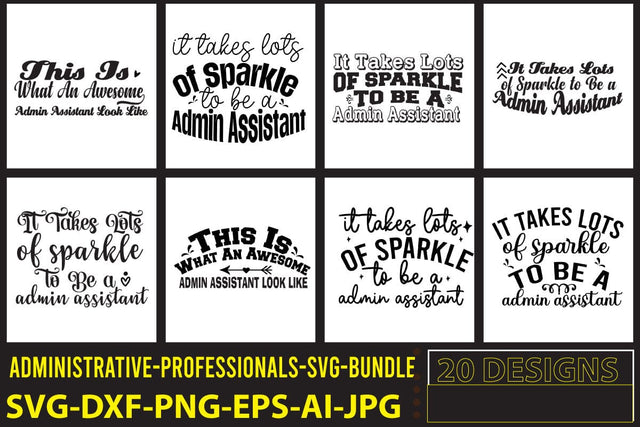 ADMINISTRATIVE-PROFESSIONALS-SVG-BUNDLE SVG Syaman 