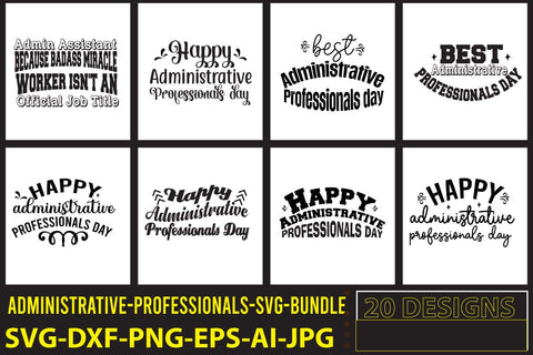 ADMINISTRATIVE-PROFESSIONALS-SVG-BUNDLE SVG Syaman 