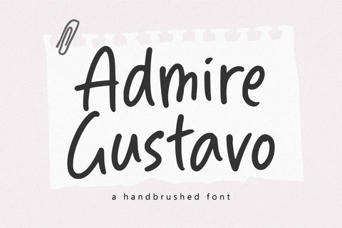 Admire Gustavo Font Font Balpirick 