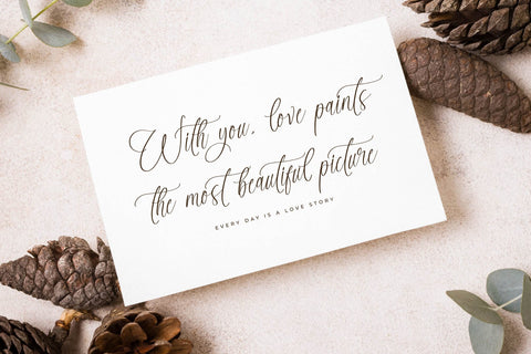 Adofellins Barlinestya - Beauty Modern Script Font Letterena Studios 