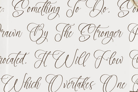 Adofellins Barlinestya - Beauty Modern Script Font Letterena Studios 