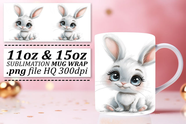 Adorable Animal Affection Mug Wrap - Sublimation 11oz Sublimation afrosvg 