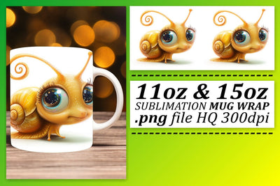 Adorable Animal Art Mug Design - Sublimation 15oz Sublimation afrosvg 