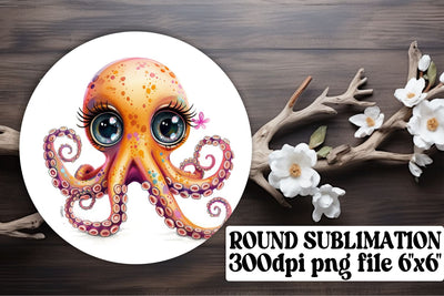 Adorable Animal Circle Coasters Assortment with Sweet Designs Sublimation afrosvg 
