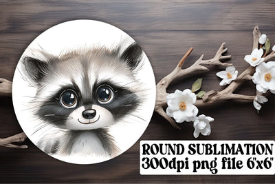 Adorable Animal Circle Keychain Designs Bundle Sublimation afrosvg 