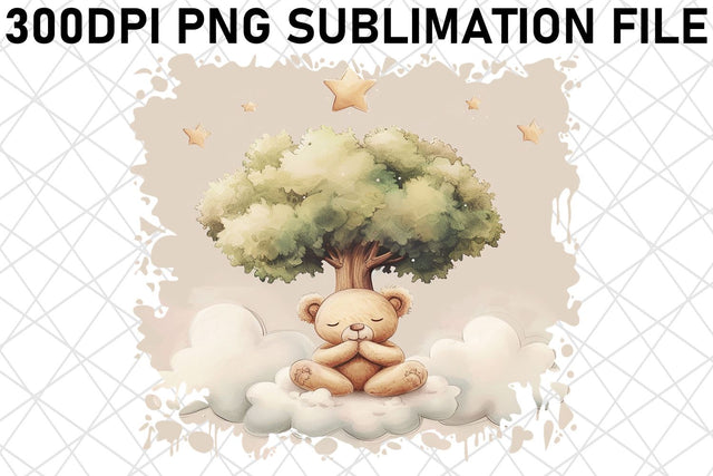 Adorable Bear Portrait Sublimation Graphics Bundle for Crafting Enthusiasts Sublimation afrosvg 