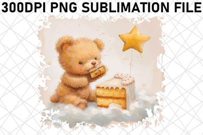 Adorable Bear Sublimation Graphics Set for Creative Crafters Sublimation afrosvg 