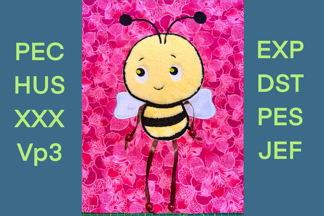 Adorable Bee Appliqué-Machine Embroidery Design Embroidery/Applique DESIGNS Candles Design 