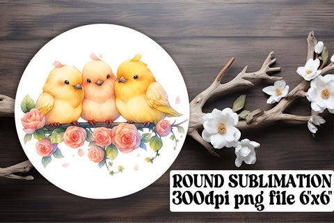 Adorable Bird Keychain Pack Sublimation afrosvg 