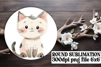 Adorable Boho Animal Sublimation Kit: Circle, Key, Coaster Set Sublimation afrosvg 