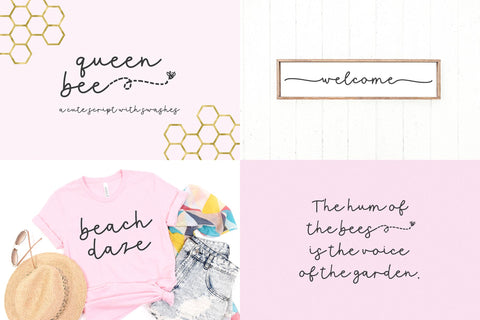 Adorable Calligraphy Font Mini Bundle Font Beck McCormick 