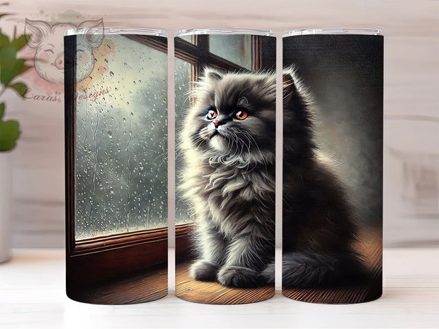 Adorable Cat Lover 20oz Tumbler Wrap, Sublimation Tumbler, 20oz Tumbler Wrap, Cat Lover Tumbler, Adorable Tumbler Design, Personalized Tumbler, Feline Tumbler Sublimation Sublimation Lara' s Designs 