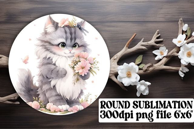 Adorable Cat Ornaments for Sublimation Crafting Sublimation afrosvg 