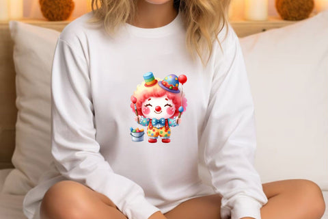 Adorable Clown Sublimation Bundle Sublimation Rupkotha 