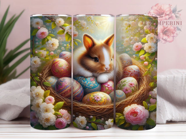 Adorable Easter Bunny Tumbler, Easter Bunny Tumbler, Adorable Bunny Wrap, Spring Bunny Wrap, Festive Easter Wrap, Sublimation Design, Trendy Gift Idea Sublimation Li Zamperini 