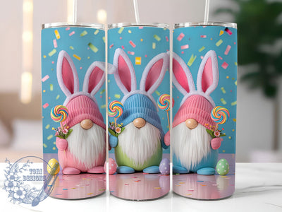 Adorable Easter Gnome Tumbler, Adorable Gnome Tumbler, Stylish 20oz Wrap, Sublimation Design, Trendy Gift Idea, Holiday Gnome Wrap, Festive Easter Tumbler Sublimation ToriDesigns 