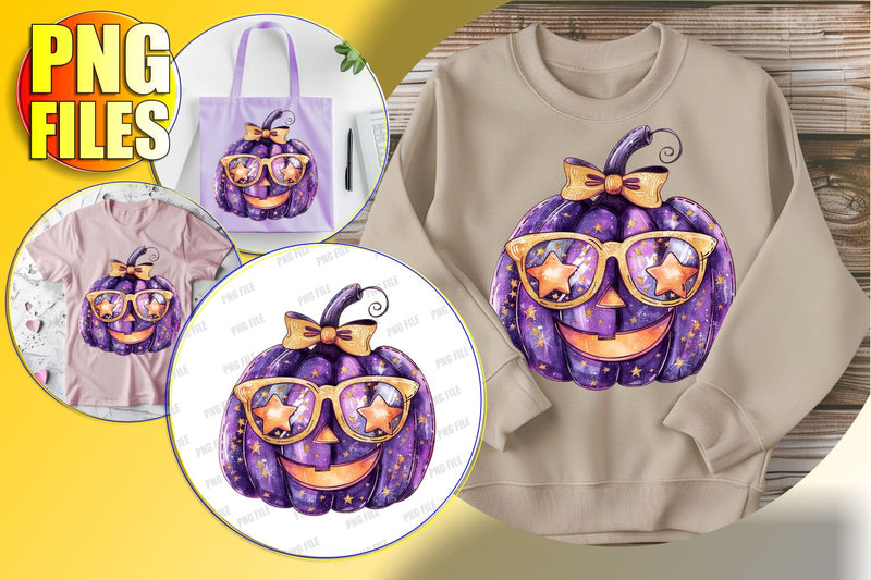 Adorable Fall Pumpkin with Bow for Sublimation - PNG Sublimation afrosvg 